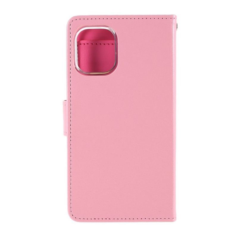 Etui Folio do iPhone 12 Mini Bogata W Rtęć Premium