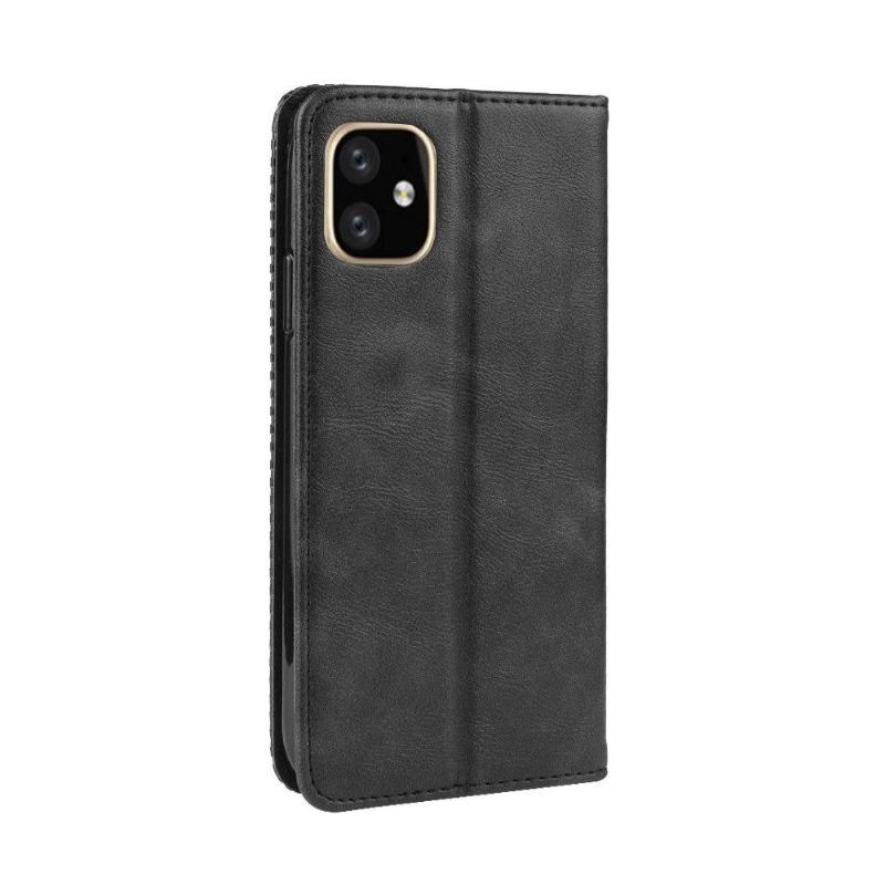 Etui Folio do iPhone 12 Mini Obrzeża Cirénius Style Skóra