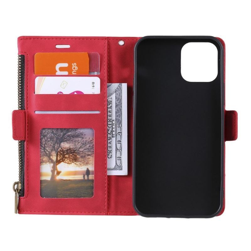 Etui Na Telefon Pokrowce do iPhone 12 Mini Biznes Portfel Funkcja Stojaka