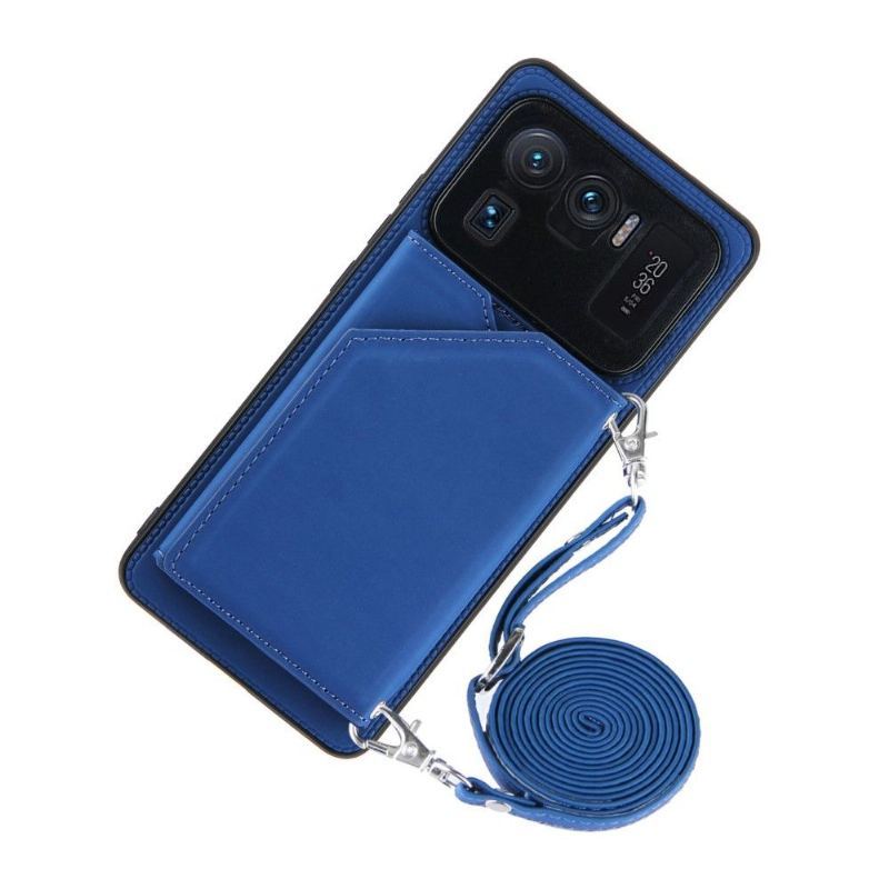 Etui do Xiaomi Mi 11 Ultra Biznes Aude Smycz Wieloprzedziałowa