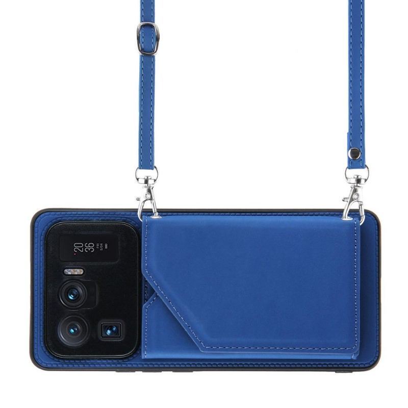 Etui do Xiaomi Mi 11 Ultra Biznes Aude Smycz Wieloprzedziałowa