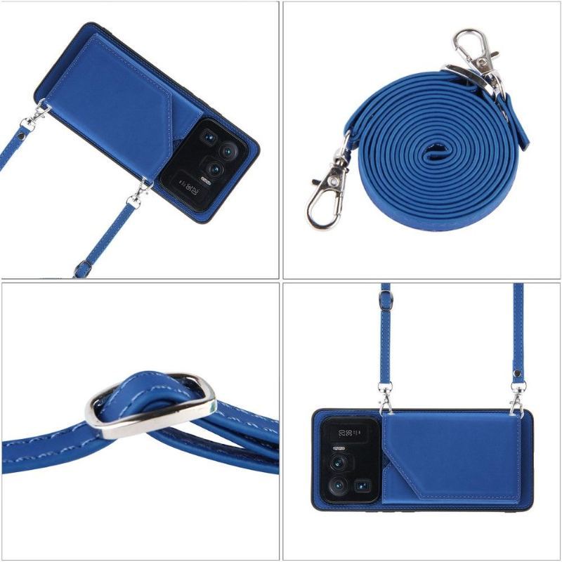Etui do Xiaomi Mi 11 Ultra Biznes Aude Smycz Wieloprzedziałowa