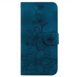Etui Folio Realme 12 / 12x 5g Kwiatowy Pasek Etui Ochronne