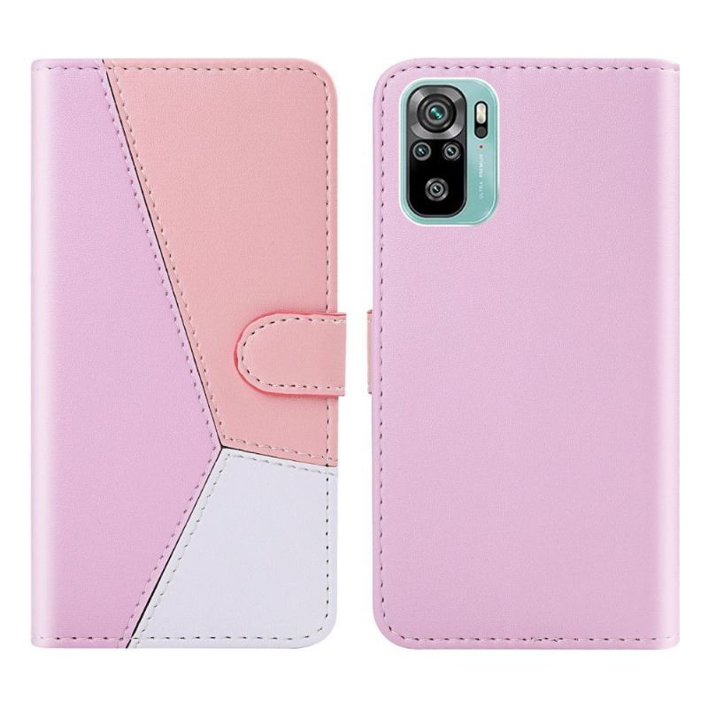 Etui Folio do Xiaomi Redmi Note 10 4G / Note 10S Tricolor Sztuczna Skóra