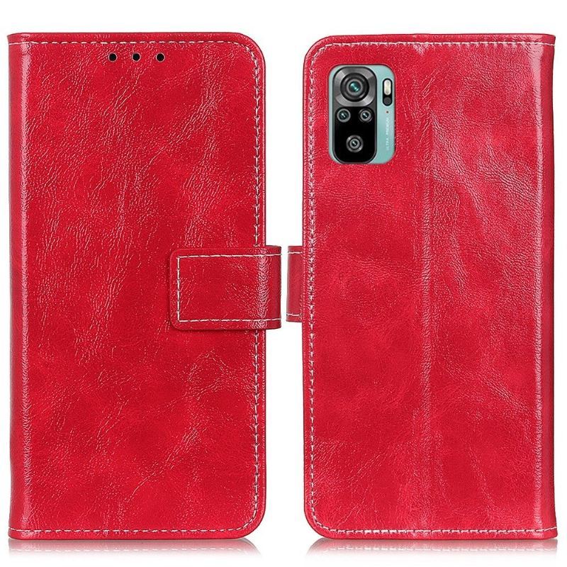 Obudowa Etui Na Telefon do Xiaomi Redmi Note 10 4G / Note 10S Luksusowe Szwy Z Efektem Skóry