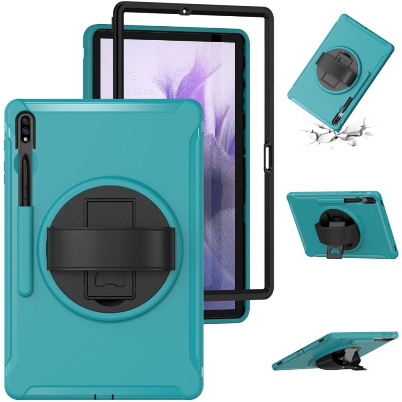 Etui Do Samsung Galaxy Tab S9 Fe Plus Obrotowy Wspornik I Pasek Ręczny