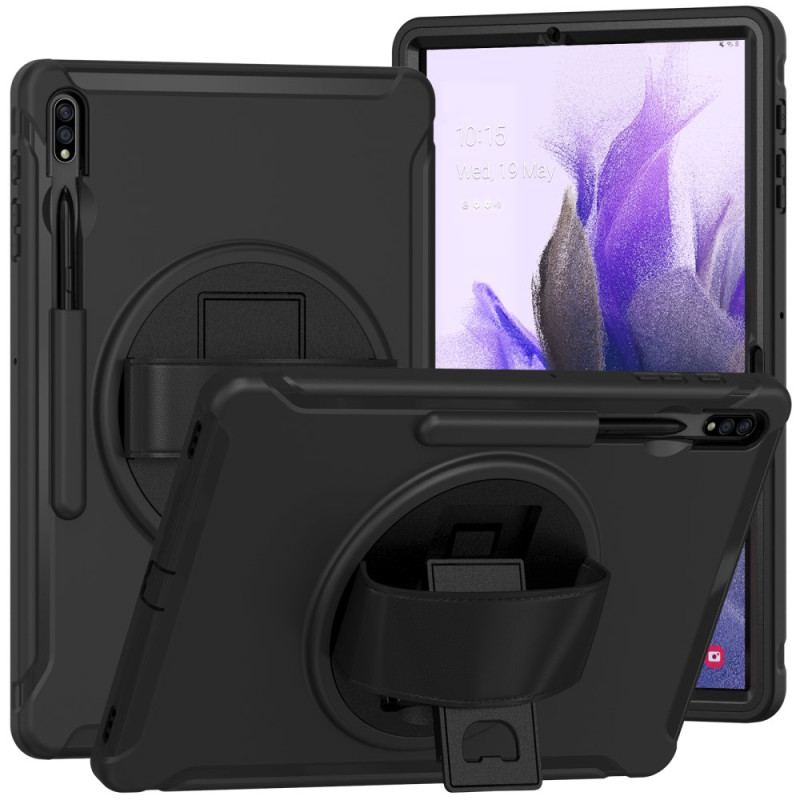 Etui Do Samsung Galaxy Tab S9 Fe Plus Obrotowy Wspornik I Pasek Ręczny