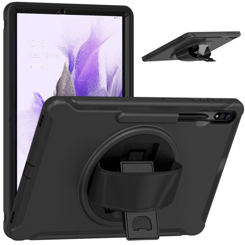 Etui Do Samsung Galaxy Tab S9 Fe Plus Obrotowy Wspornik I Pasek Ręczny