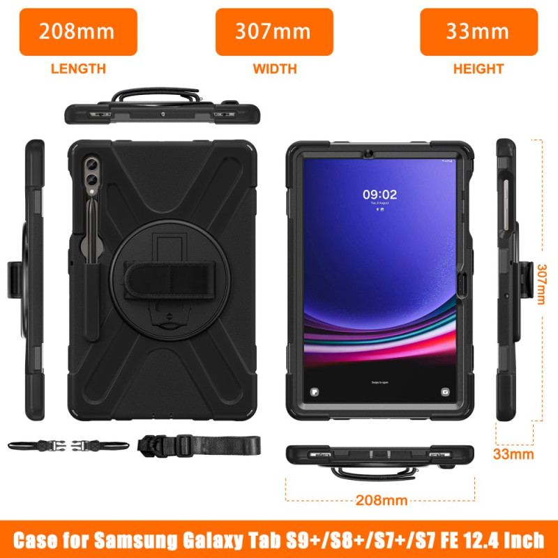 Etui Do Samsung Galaxy Tab S9 Fe Plus Pasek I Wsparcie