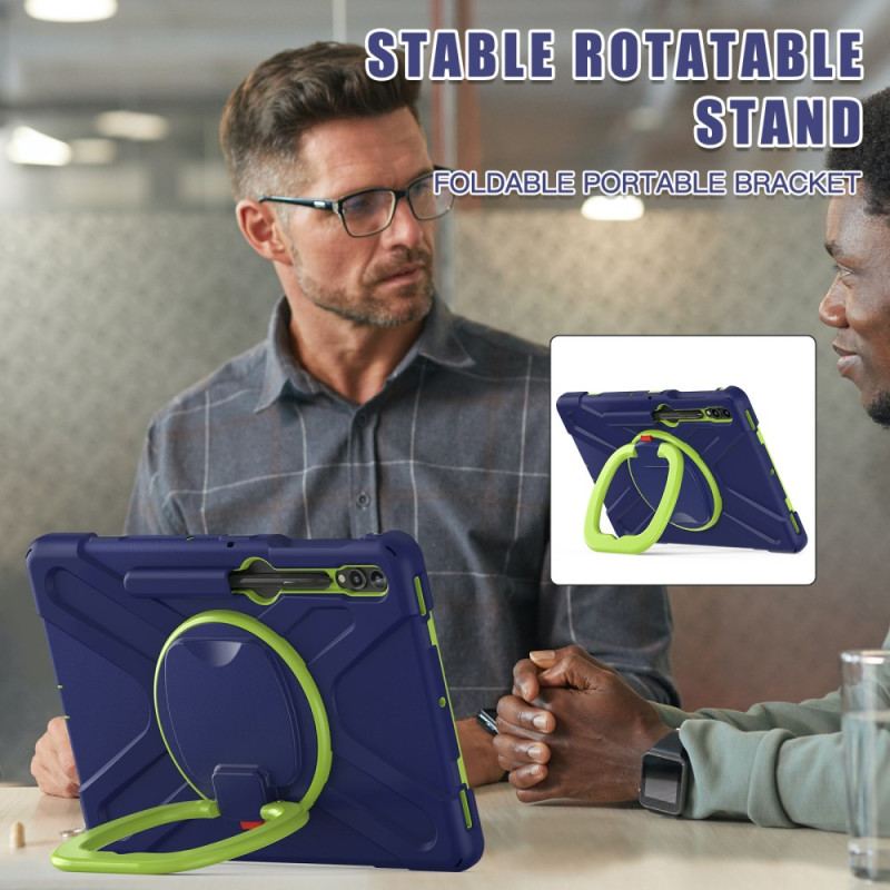 Etui Do Samsung Galaxy Tab S9 Fe Plus Wielofunkcyjny Obrotowy Wspornik I Uchwyt
