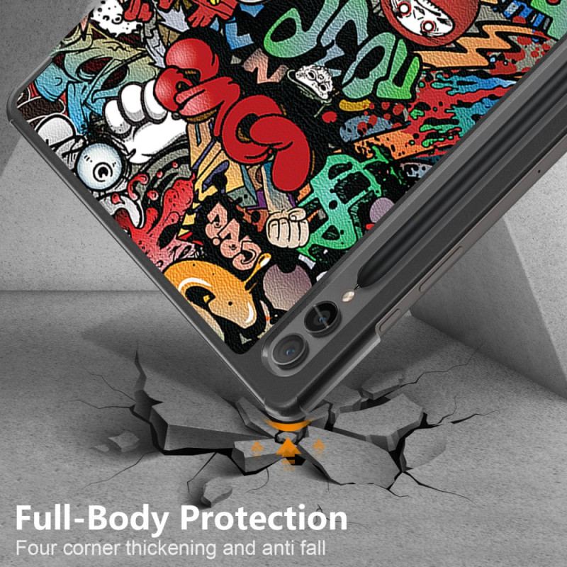 Samsung Galaxy Tab S9 Fe Plus Ładne Graffiti