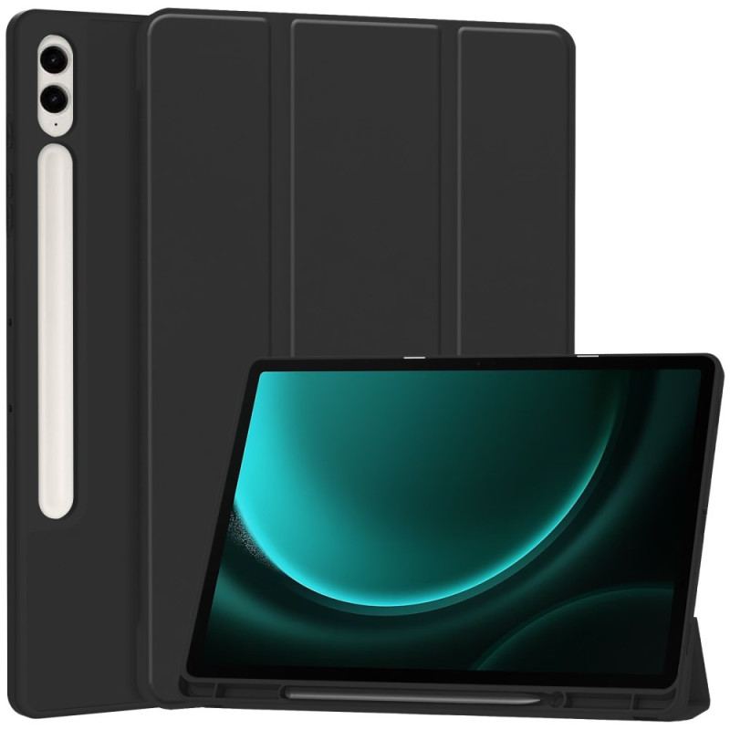 Samsung Galaxy Tab S9 Fe Plus Piórnik Ze Sztucznej Skóry