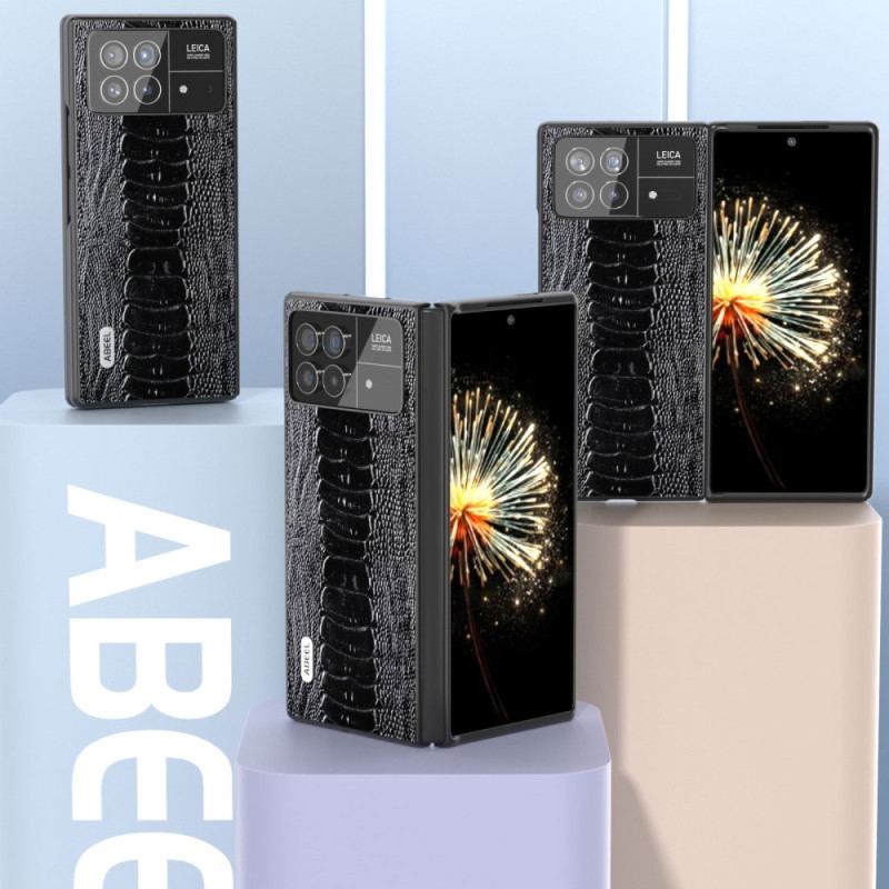Etui Do Xiaomi Mix Fold 3 Efekt Krokodyla Abeel