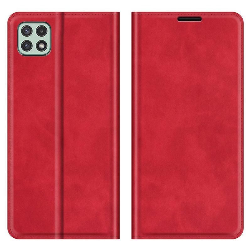 Etui do Samsung Galaxy A22 5G Obrzeża Faux Skórzany Stojak Funkcyjny
