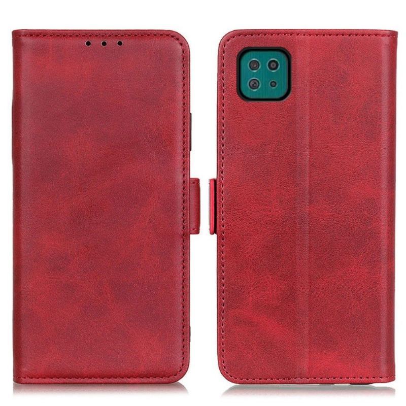 Etui do Samsung Galaxy A22 5G Portfel Matowa Sztuczna Skóra