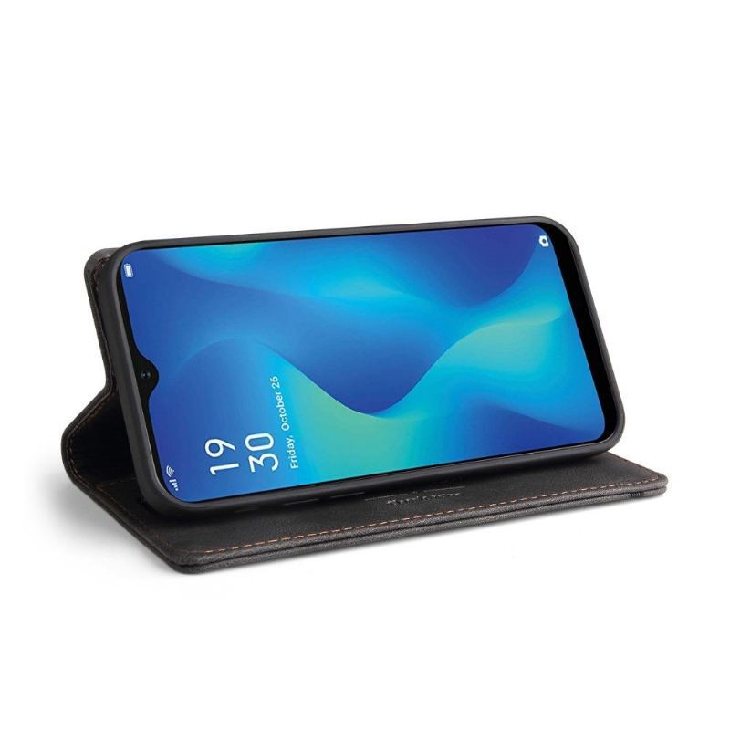 Etui Folio do Samsung Galaxy A22 5G Classic Gq.utrobe Faux Leather Retro