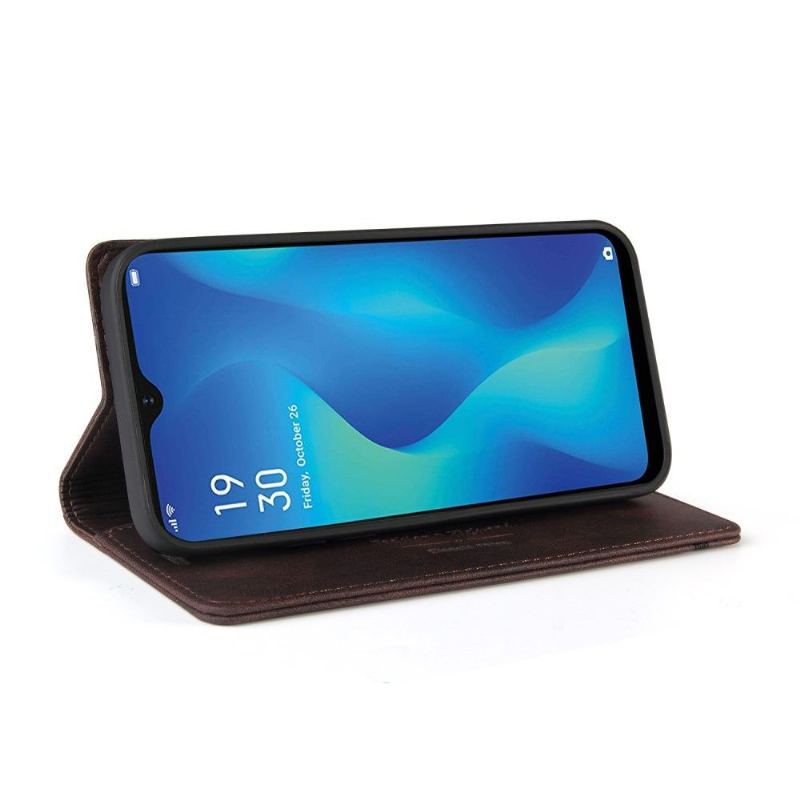 Etui Folio do Samsung Galaxy A22 5G Classic Gq.utrobe Faux Leather Retro