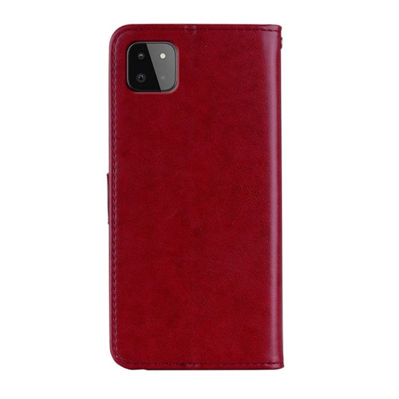 Etui Na Telefon Pokrowce do Samsung Galaxy A22 5G Biznes Wytłaczana Sowa
