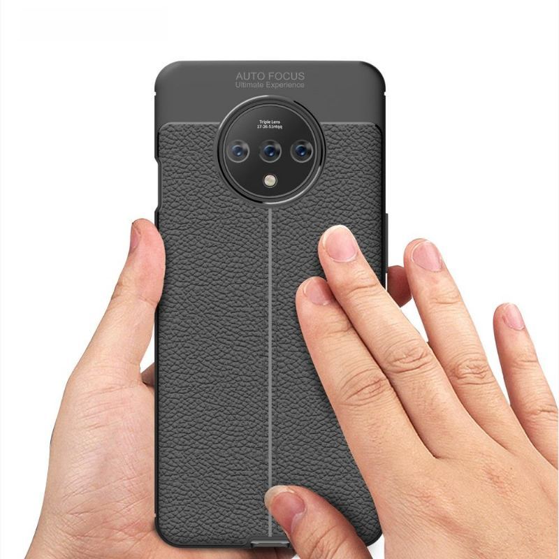 Futerały do OnePlus 7T Obrzeża Ziarnisty Żel Wykończenie