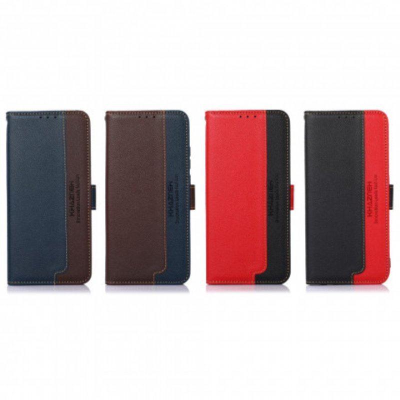 Etui Folio do OnePlus Nord CE 5G Rfid Khazneh W Stylu Liczi