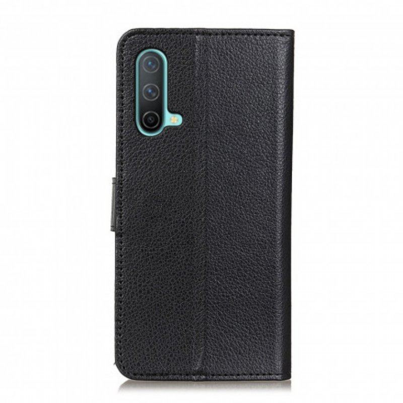 Etui Folio do OnePlus Nord CE 5G Tradycyjna Sztuczna Skóra Liczi