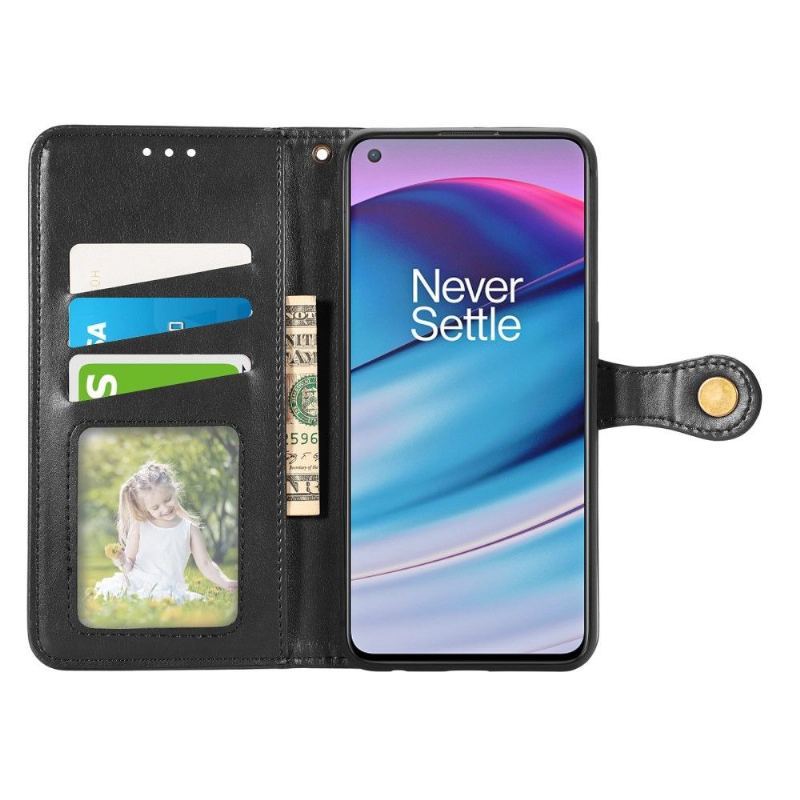Skórzany Futerał do OnePlus Nord CE 5G Anti-fall Indila Etui Na Karty Ze Sztucznej Skóry