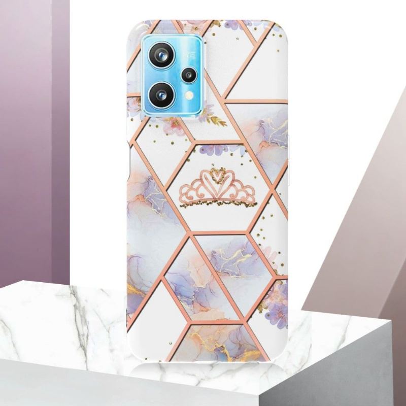 Etui do Realme 9 Pro Plus Biznes Marmur I Korona
