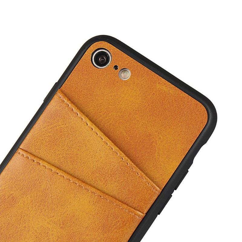 Etui do iPhone SE 2022 Anti-fall Skórzany Uchwyt Na Karty