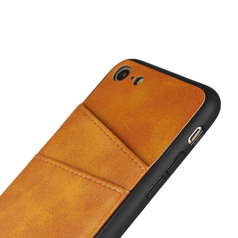 Etui do iPhone SE 2022 Anti-fall Skórzany Uchwyt Na Karty