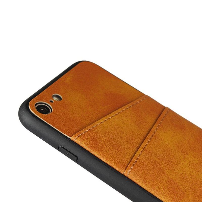 Etui do iPhone SE 2022 Anti-fall Skórzany Uchwyt Na Karty