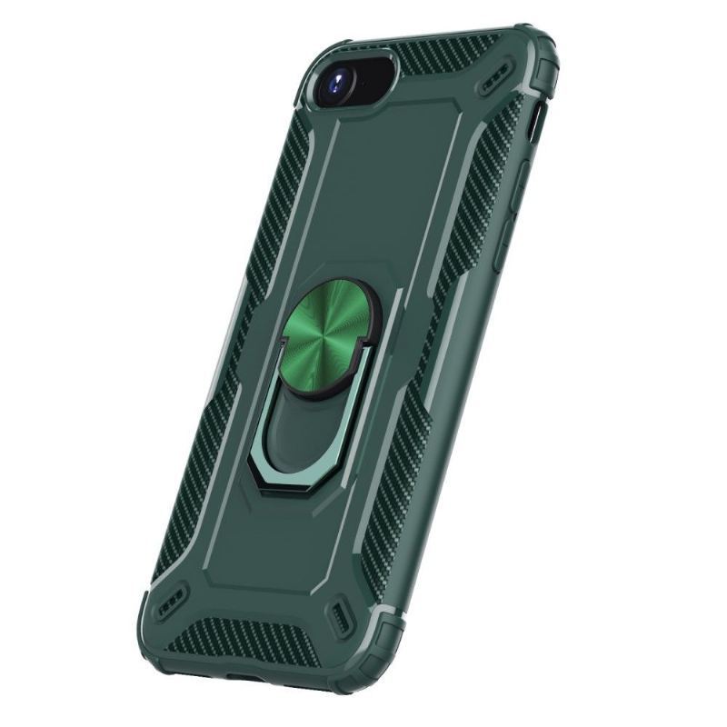 Etui do iPhone SE 2022 Carbon Look Pierścień
