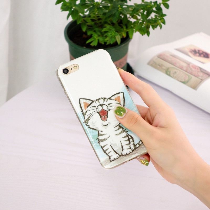 Etui do iPhone SE 2022 Classic Fluorescencyjna Treść Czatu