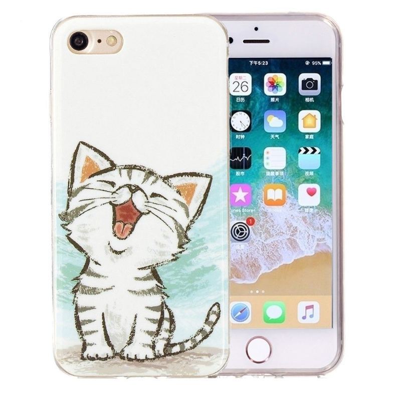 Etui do iPhone SE 2022 Classic Fluorescencyjna Treść Czatu
