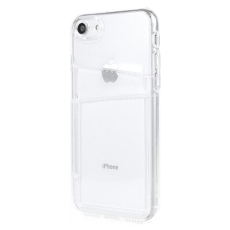 Etui do iPhone SE 2022 Przezroczysty Uchwyt Na Karty