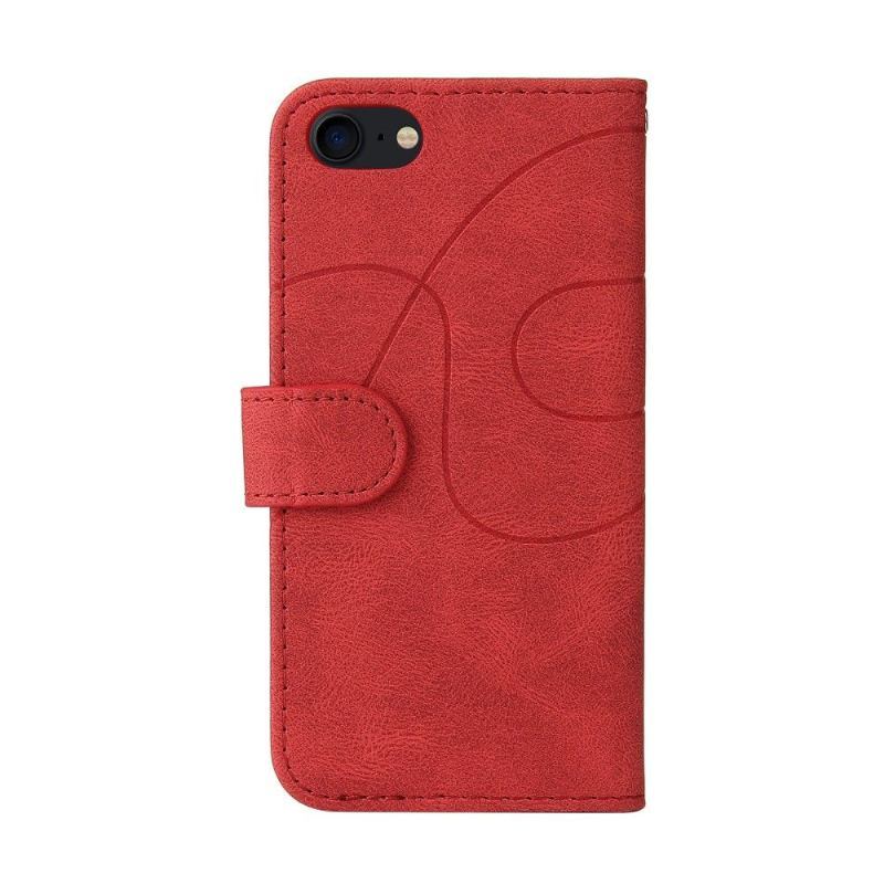 Etui Folio do iPhone SE 2022 Bicolor Artystyczny