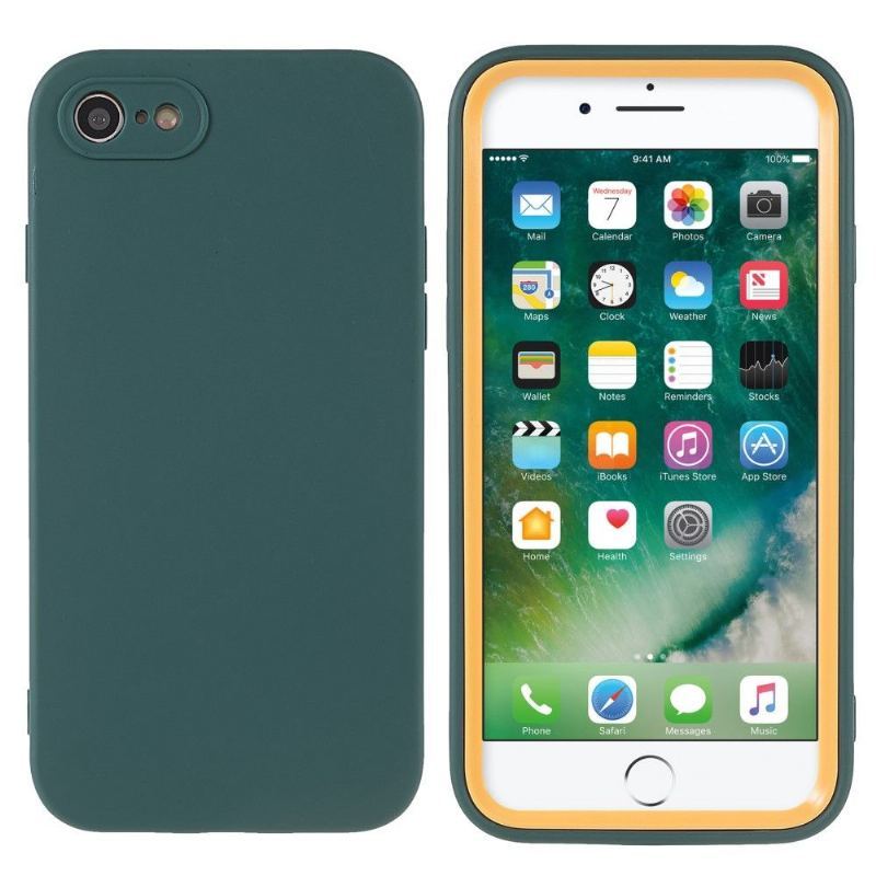 Futerały do iPhone SE 2022 Podwójny Kolor Odporny
