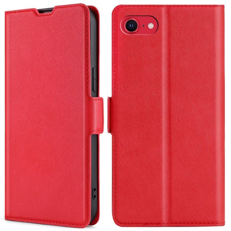 Obudowa Etui Na Telefon do iPhone SE 2022 Faux Leather Minimalistyczny Biznes
