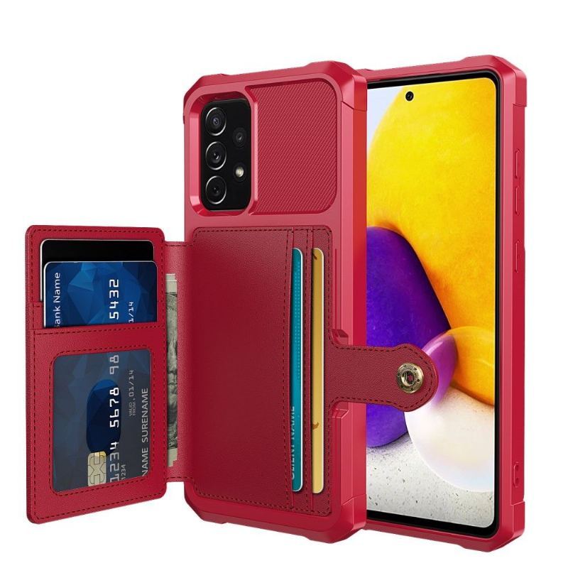Etui Folio do Samsung Galaxy A72 4G / A72 5G Classic Chroń Posiadacz Karty