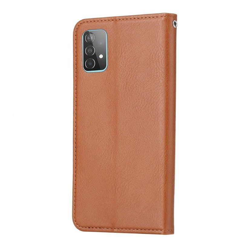 Etui Folio do Samsung Galaxy A72 4G / A72 5G Faux Skórzane Etui Na Stojak