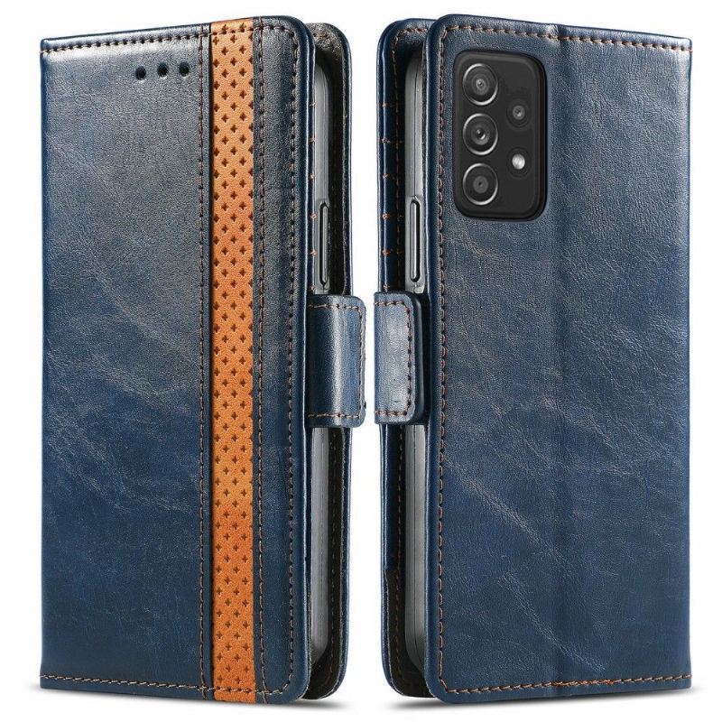 Etui Folio do Samsung Galaxy A72 4G / A72 5G Skórzany Futerał Odwróć Biznes