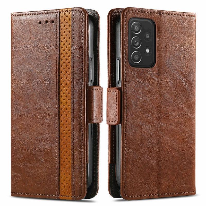 Etui Folio do Samsung Galaxy A72 4G / A72 5G Skórzany Futerał Odwróć Biznes