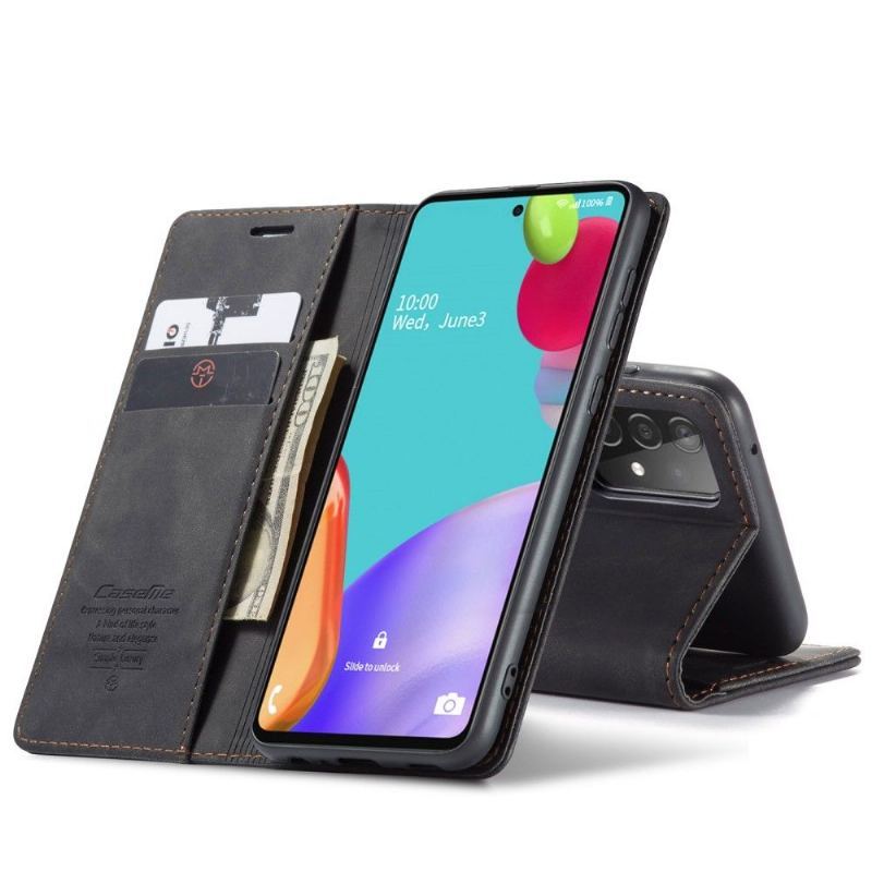 Skórzany Futerał do Samsung Galaxy A72 4G / A72 5G Anti-fall Golias Sztuczna Skóra