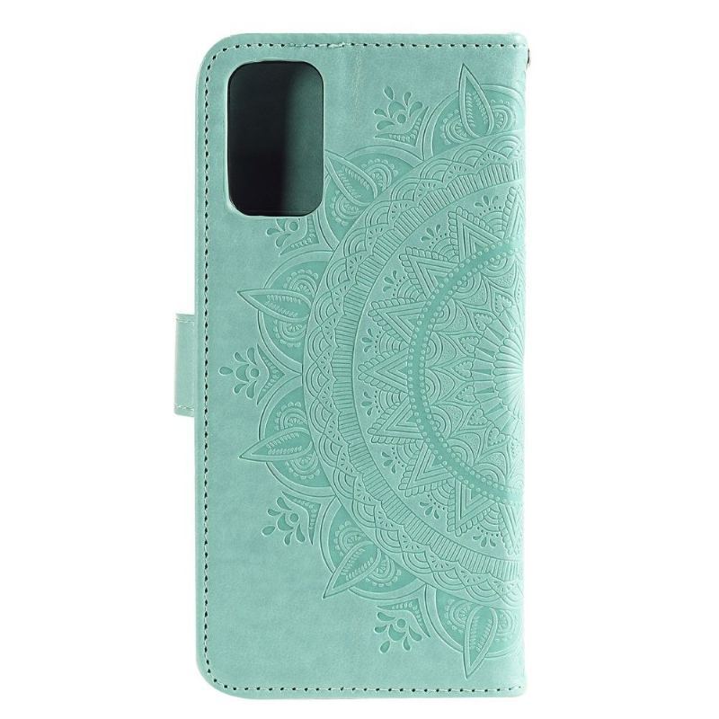 Skórzany Futerał do Samsung Galaxy A72 4G / A72 5G Mandala Sun