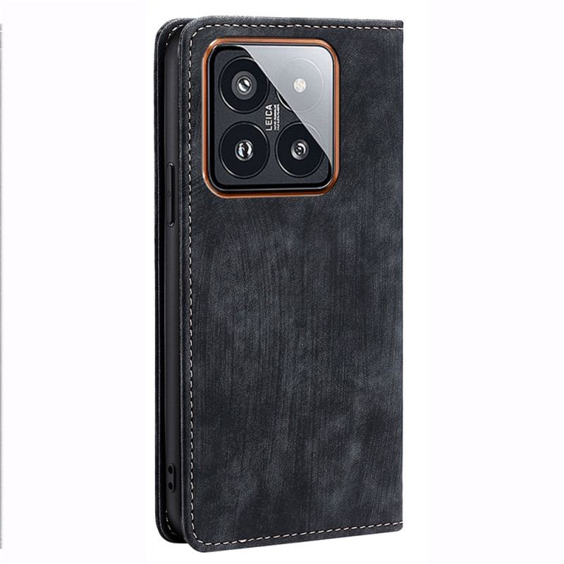 Flip Kotelot Xiaomi 14 Pro Etui Na Telefon Ochrona Rfid