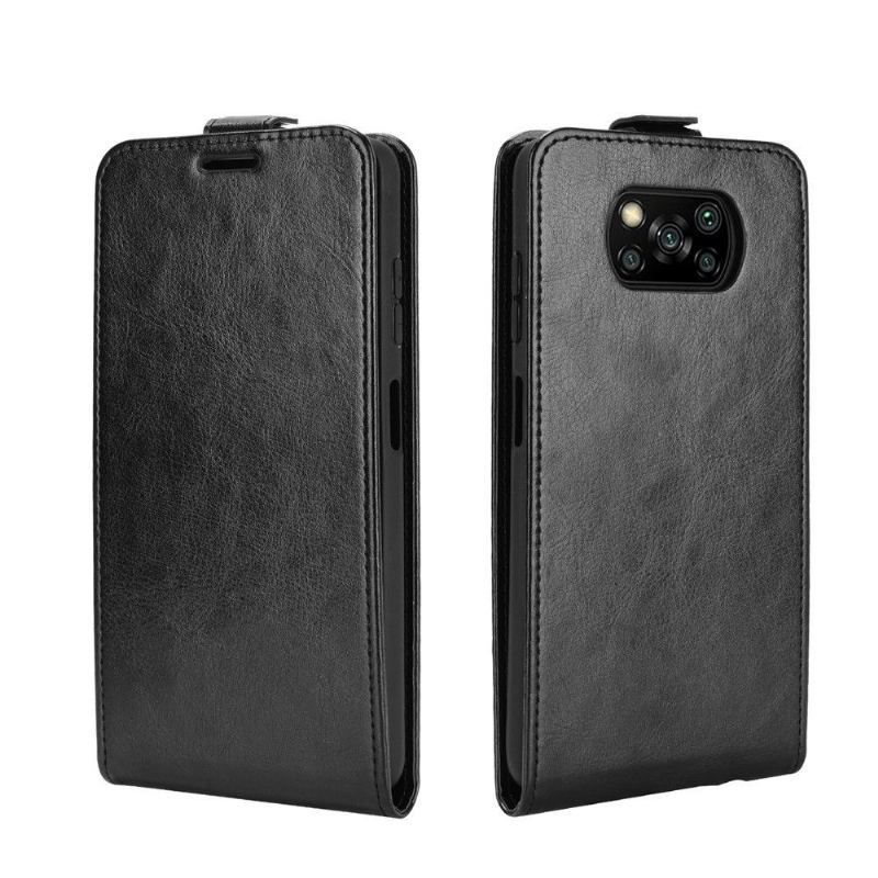 Etui Folio do Poco X3 / X3 Pro / X3 NFC Obrzeża Skórzany Futerał Ze Sztucznej Skóry W Pionie