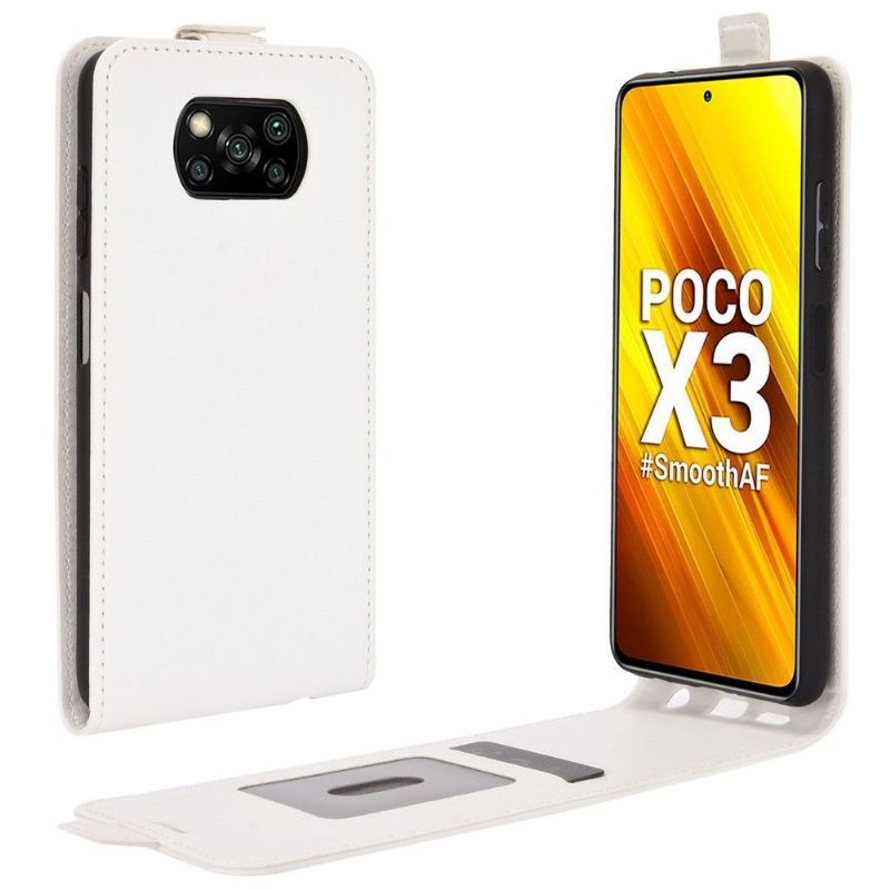 Etui Folio do Poco X3 / X3 Pro / X3 NFC Obrzeża Skórzany Futerał Ze Sztucznej Skóry W Pionie