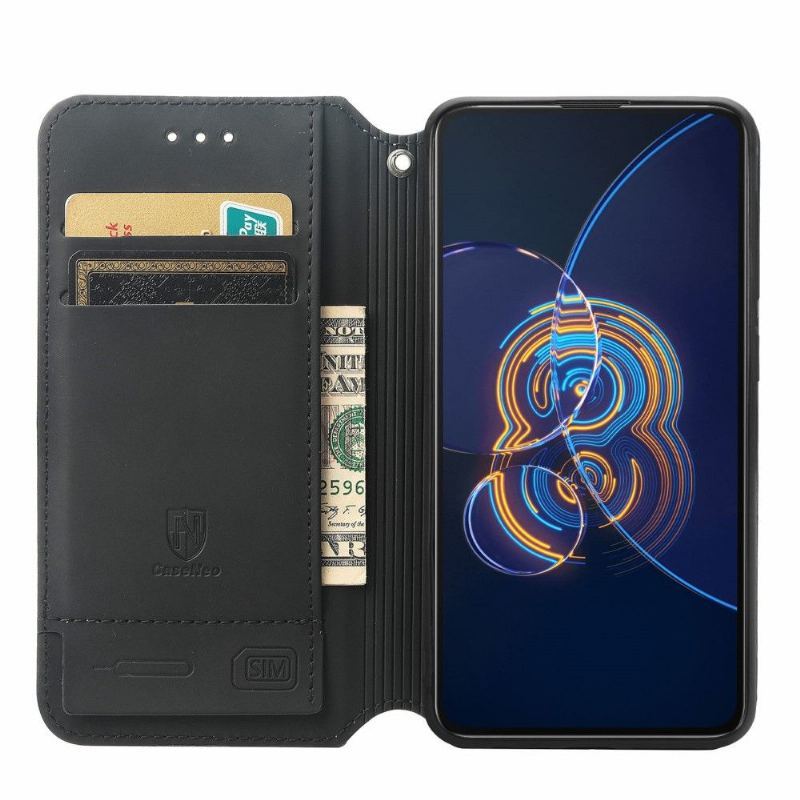 Etui Folio do Asus Zenfone 8 Flip Skórzany Futerał Cube 3d