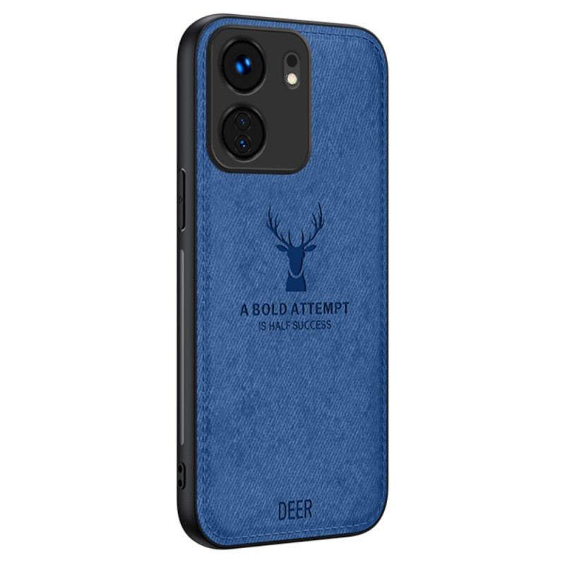 Etui Do Poco C65 Tekstura Tkaniny Ze Wzorem Jelenia