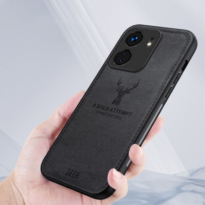Etui Do Poco C65 Tekstura Tkaniny Ze Wzorem Jelenia