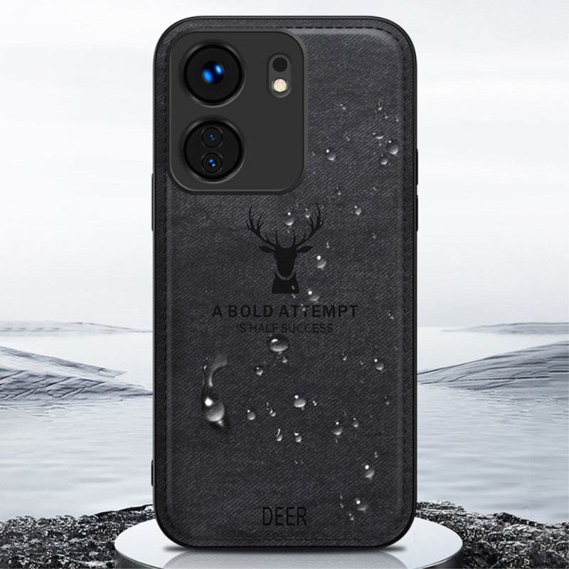 Etui Do Poco C65 Tekstura Tkaniny Ze Wzorem Jelenia
